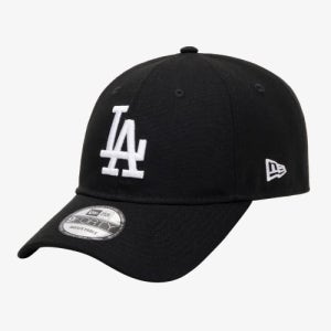 [뉴에라] MLB 베이직 LA 다저스 언스트럭쳐 볼캡 화이트 온 블랙 13583792