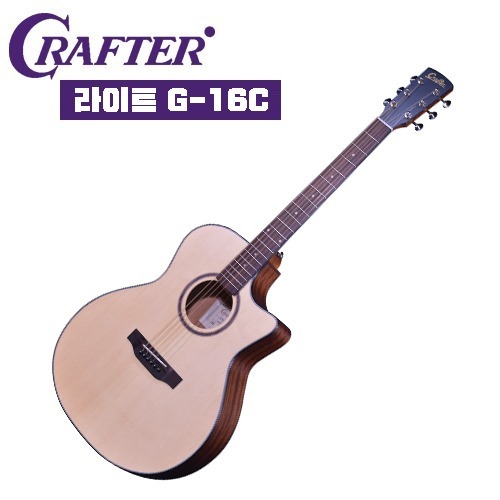 Crafter 크래프터 라이트 G-16c 탑솔리드 통기타 1개