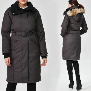 노비스 쉬라 여성 패딩 자켓 다크 그레이 132954528