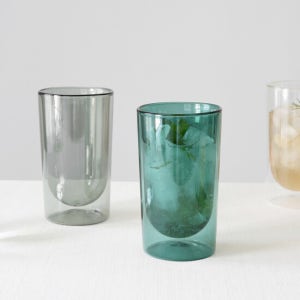 카모메키친 [3p세트] 카모메키친 글로우 더블 글라스 이중유리컵 430ml