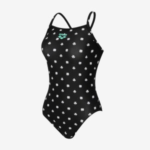 아레나 클로버가든 드롭백 블랙 [A6SL1LD08(BLK) 여자 실내수영복]