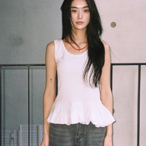 [줄리아페페] Balloon Sleeveless Top (White) 25SUM005