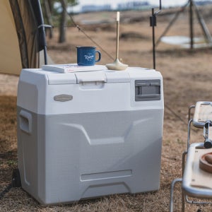 스미스앤스미시 차량용냉장고 유 무선 겸용 캠핑냉장고 휴대용 아이스투고 50L 화이트