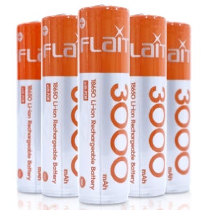 플라이토 18650 리튬이온 충전지 배터리 3000mAh