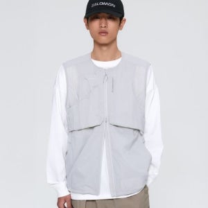 살로몬 SALOMON 피나클 우븐 베스트_LD0033200 S262001HVE41_GRY 499772