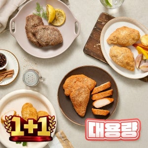 [바로세일 1+1] [대용량] 크런치 닭가슴살 4종 (40팩)