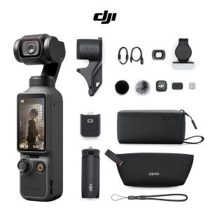 DJI 오즈모 포켓4 크리에이터 콤보 브이로그 유튜브 촬영용 짐벌 카메라