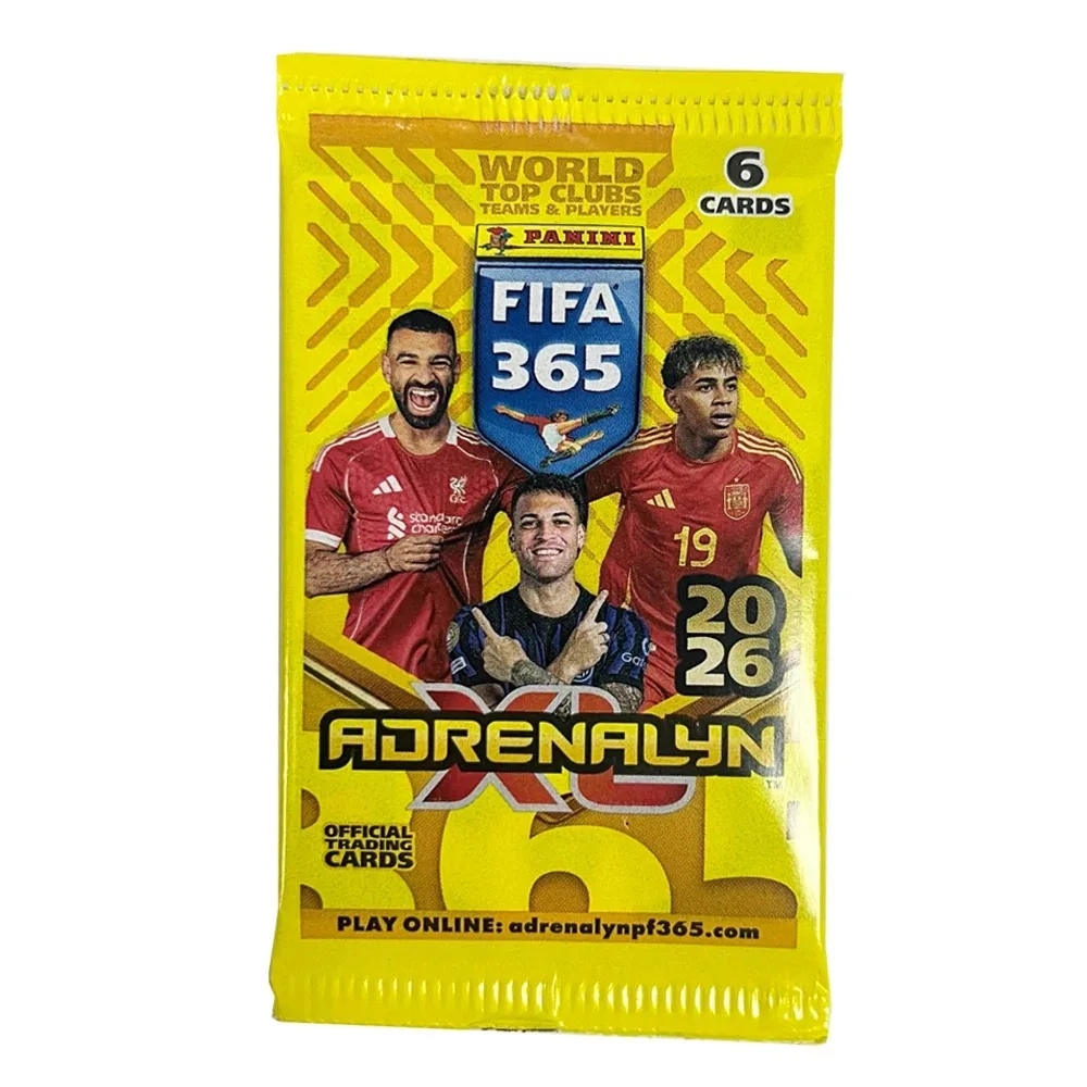 파니니 2026 365 6개입/팩 수집용 카드 메시 호날두 네이마르 음바페 벨링엄 모드리치 축구 사인 휴일 선물  12 1