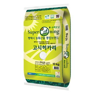 안중농협 평택 슈퍼오닝 고시히카리 햅쌀 10kg 특등급  GAP 경기미 농협쌀 저온저장 도정 쌀