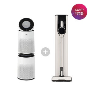 [롯데백화점] LG전자 [LG전자 직영] LG 공기청정기+청소기 세트모델 AS305DWWA+AX920BWE LE1221510709