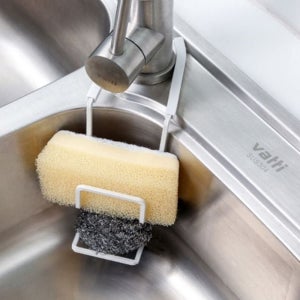 살림살림 자유거치 철제 수세미 선반 블랙 수세미선반 수세미정리 세제정리 세제통