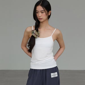 [미치코런던 코시노] (캡 내장) Basic Modal Sleeveless White