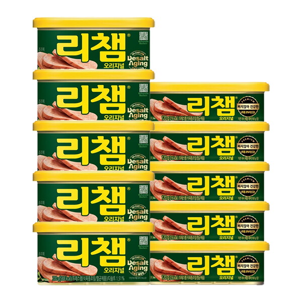 [<b>동원 F</b>&amp;B] 동원참치 리챔 200g x 5개 + 리챔 120g x 5개  상세 설명 참조