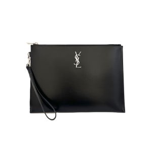 생로랑 [롯데백화점][생 로랑]모노그램 지퍼 스트랩 파우치 667686 0SX0E 1000