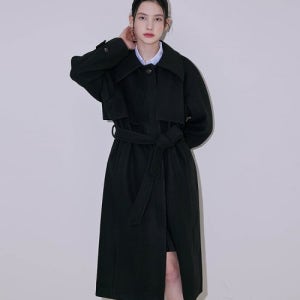 [로제프란츠] Wool Rich Trenchcoat [Black] RS22F225
