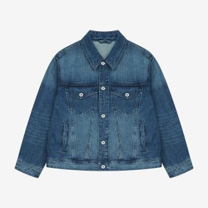 지이크 포인트 브러쉬 데님 트러커 블루 B