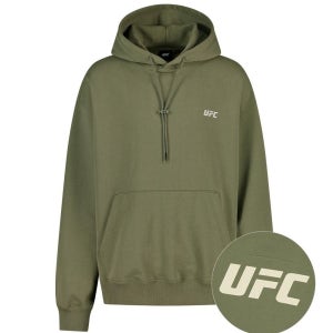 [롯데백화점] UFC 스포츠 리플렉티브 로고 오버핏 후드티 카키 U2HDV1308KH LE1216354448