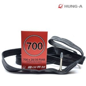 700x28/35C FV48 로드 자전거 튜브
