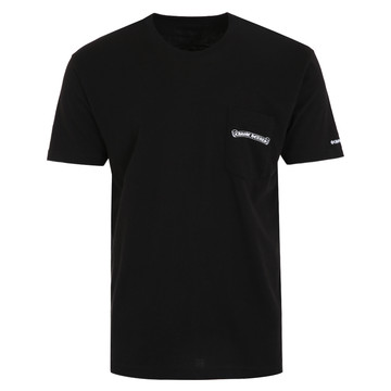 CH SCROLL LOGO BLACK T SHIRT 크롬하츠 스크롤 로고 블랙 반팔티