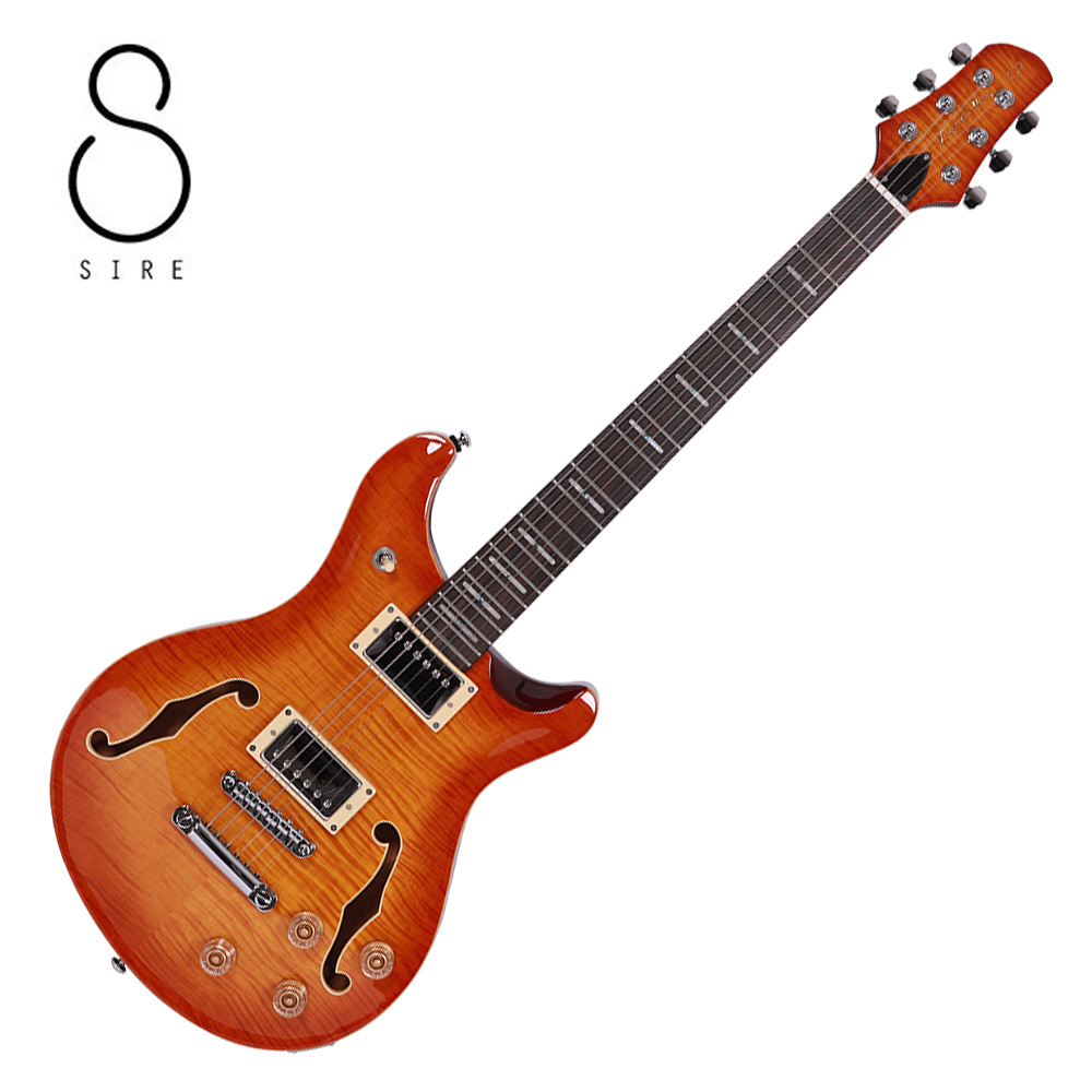 SIRE 사이어 일렉기타 Larry Carlton Q7 Hollow Amber Burst