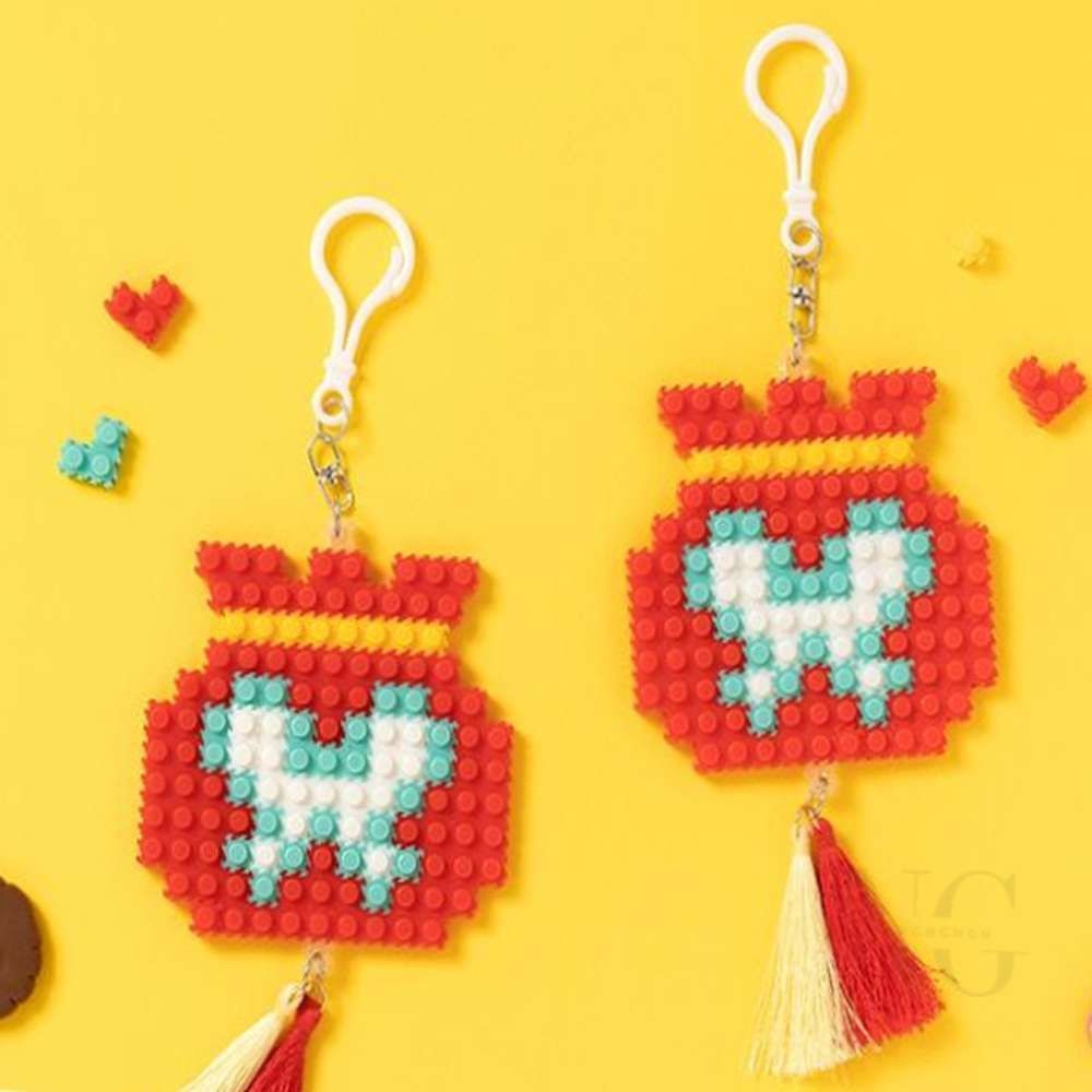 디폼블럭 복주머니 키트 8MM 블럭놀이 유아놀이 유아장난감