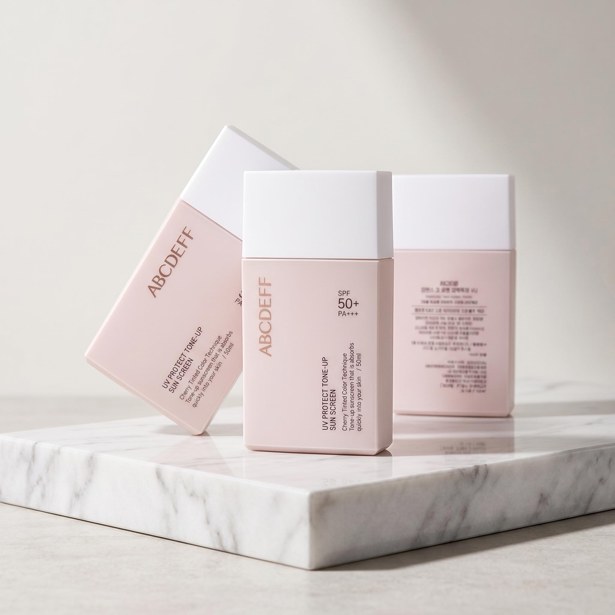 앱시디프 UV 톤업 프로텍트 스크린 50ml SPF50 PA 백탁없는  50개