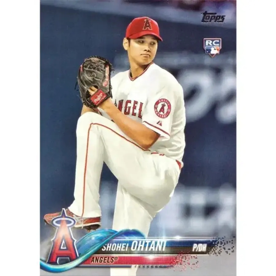 2018 Topps 야구 #700 오타니 쇼헤이 루키 카드 119515