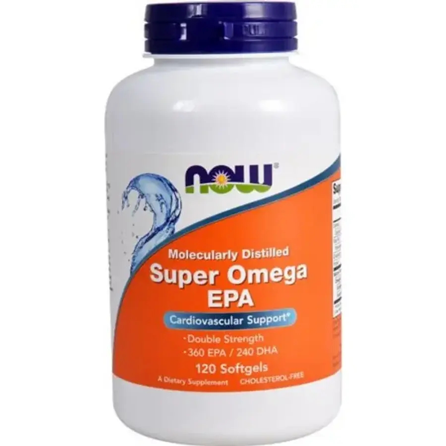 NOW 나우푸드 <b>슈퍼 오메가 EPA</b> 120 소프트젤 피쉬오일 영양제