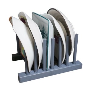 접시정리대 그레이 그릇거치대 그릇정리대 접시거치대 접시스탠드 접시렉