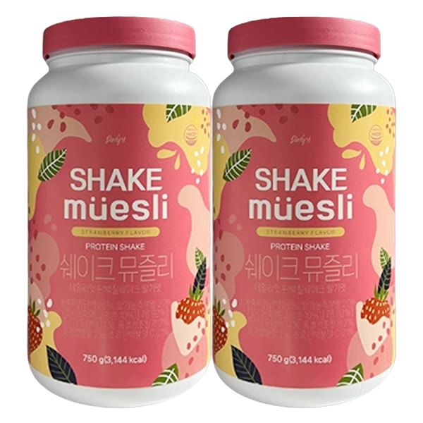 데일리잇2통 쉐이크 뮤즐리 딸기맛: 초코맛