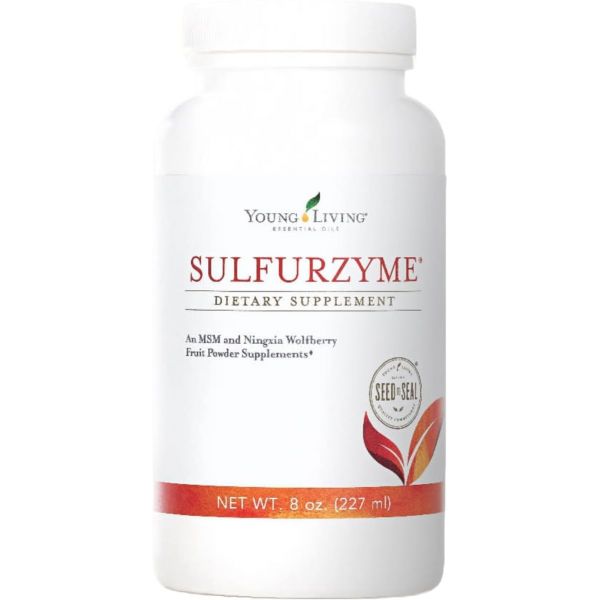 영리빙 설퍼<b>자임</b> 파우더 가루 <b>분말</b> 8oz Young Living Sulfurzyme Powder 3850464