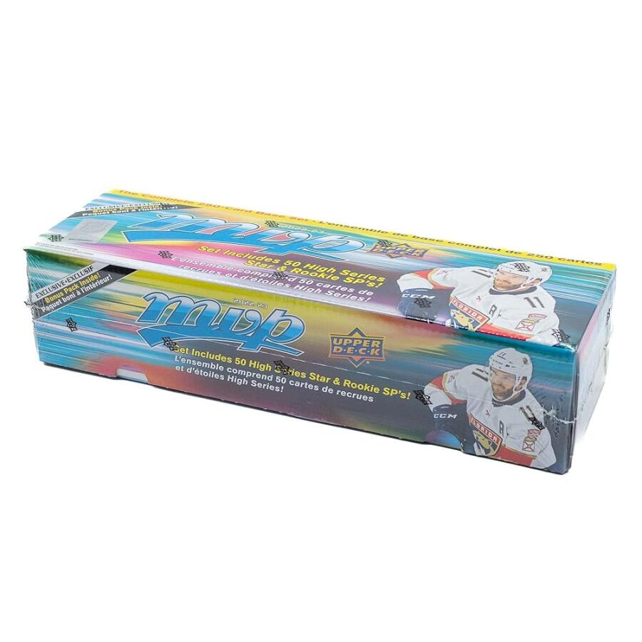 [아마존 공식]2022-23 Upper Deck MVP 하키 트레이딩 카드 팩토리 박스 세트