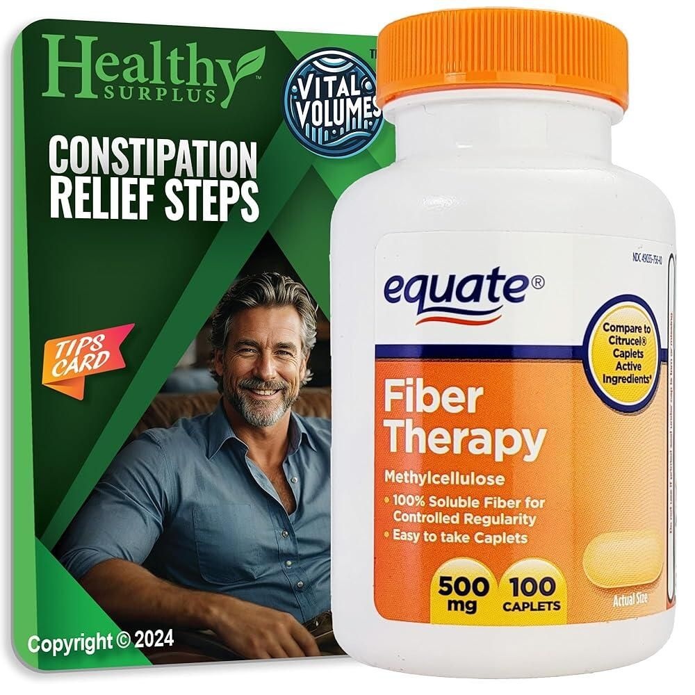 Fiber Therapy 메틸셀룰로오스 500mg 100정 바이탈 볼륨 <b>팁</b> 카드 번들 [호환]