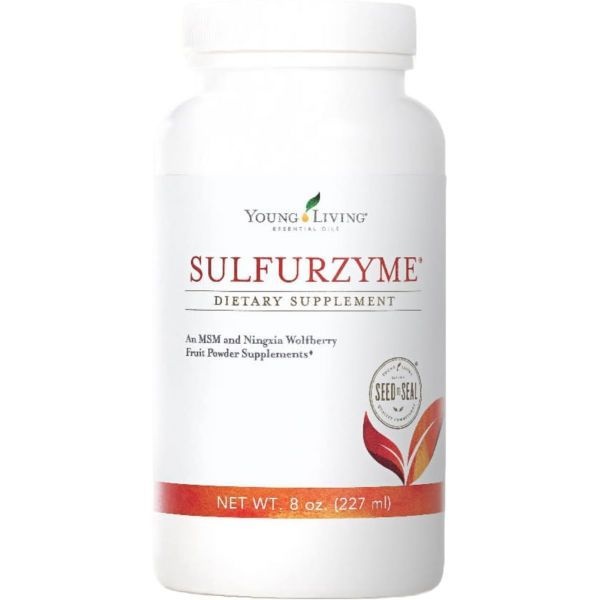 영리빙 설퍼<b>자임</b> 파우더 가루 <b>분말</b> 8oz Young Living Sulfurzyme Powder 3850464