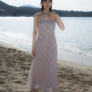[로제프란츠] Sheer Grace Slim Long Dress [Pink] 5013600785