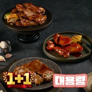 [바로세일 1+1] [대용량] 딜리스틱 소스 닭다리살 3종 (30팩)
