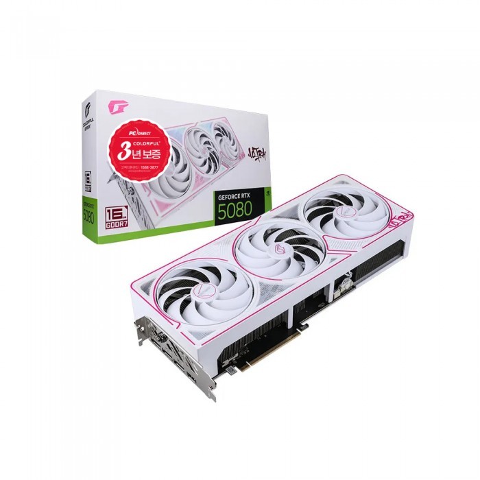컬러풀 지포스 RTX 5080 ULTRA OC White D7 16GB 피씨디렉트