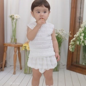 BN (여름)루루블루머세트상하, 신생아여자옷 100일아기선물 유아의류 베베나인