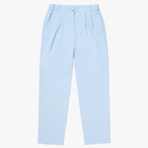 MCC W TWO-TUCK TAPERED PANTS-SKY BLUE