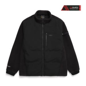 내셔널지오그래픽 N244MFT221 나오스 남성 하이브리드 구스 다운 집업 자켓 CARBON BLACK