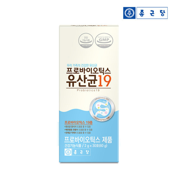 종근당건강 종근당 프로바이오틱스 유산균19