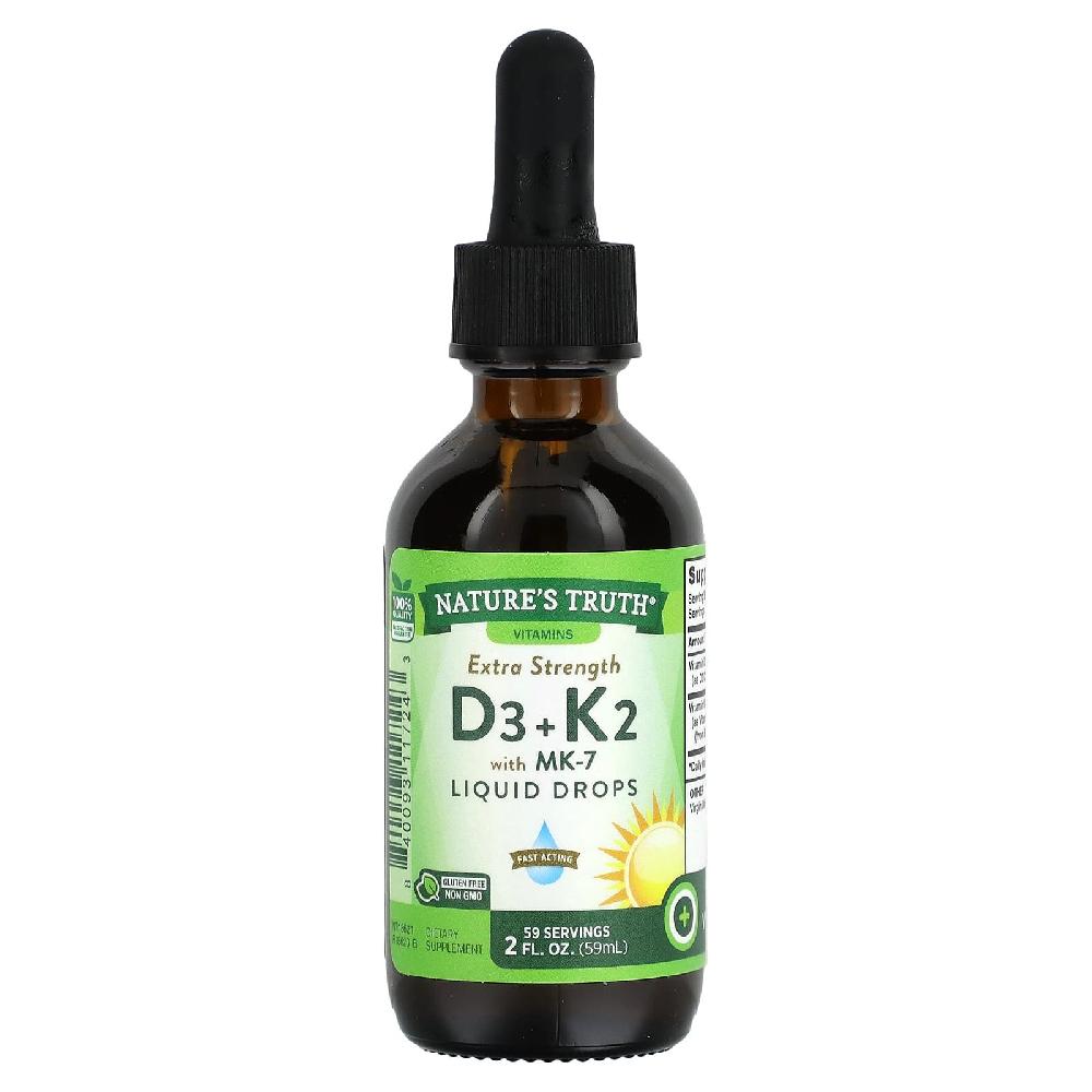 <b>네이처스트루</b> D3 K2 MK7 Liquid Drops <b>비타민D</b> 비타민K 액상 드롭 59ml