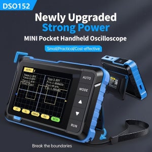 1개 DSO152 전문가용 휴대용 디지털 오실로스코프 2.5Msa/S 샘플링 속도 200Khz 대역폭 VPP 및 PWM 출력
