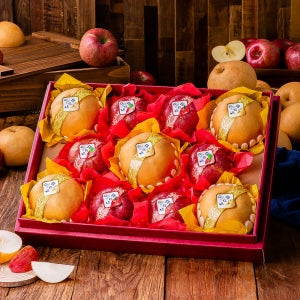 정승골 혼합 과일 선물세트 2호[혼합 선물세트 2호 5kg (사과6과, 배4~5과)]