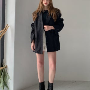 [바스카라] 오버핏 린넨 싱글 자켓 (2colors)