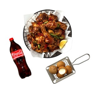 [BHC] 맛초킹+치즈볼+콜라1.25L