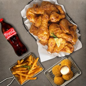 [BHC] 골드킹콤보+뿌링치즈볼+케이준프라이+콜라1.25L