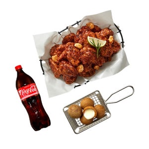 [BHC] 쏘마치순살+치즈볼+콜라1.25L