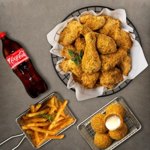 뿌링클+케이준프라이+뿌링치즈볼+콜라1.25L
