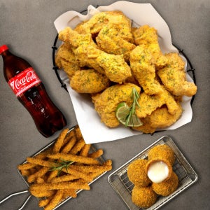 [BHC] 뿌링클윙+뿌링치즈볼+뿌링감자+콜라1.25L